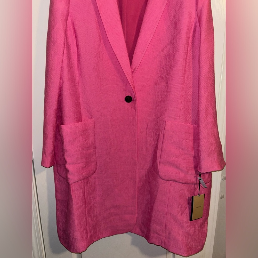 Pink Halogen plus size jacket coat - Picture 2 of 9